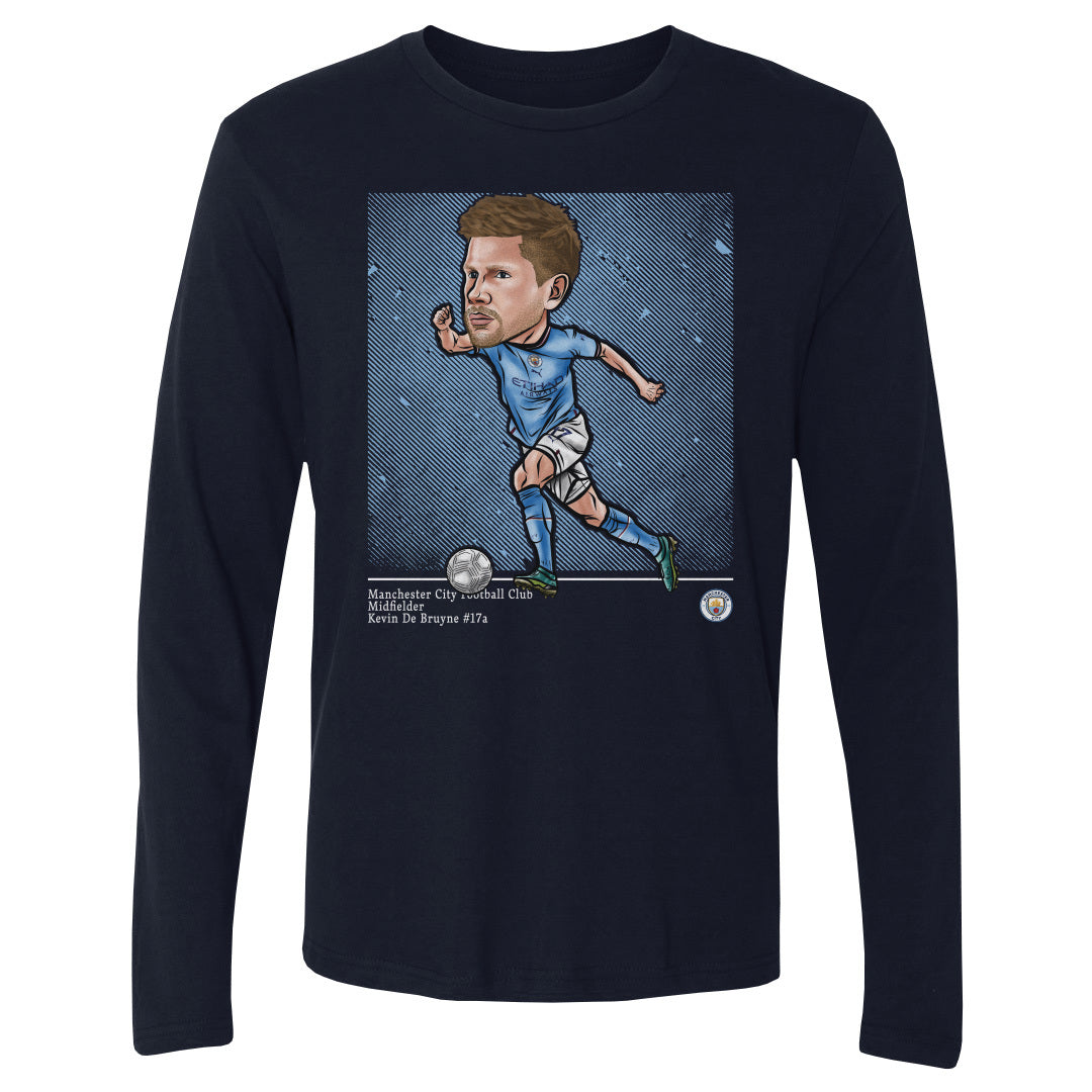 Kevin De Bruyne Men&#39;s Long Sleeve T-Shirt | 500 LEVEL