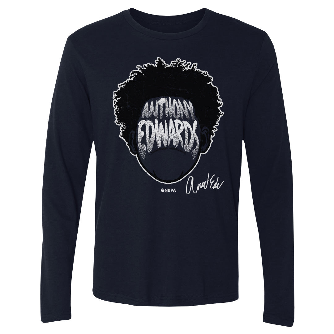 Anthony Edwards Men&#39;s Long Sleeve T-Shirt | 500 LEVEL