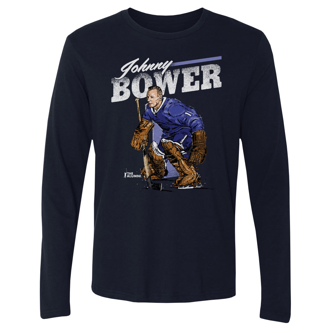 Johnny Bower Men&#39;s Long Sleeve T-Shirt | 500 LEVEL