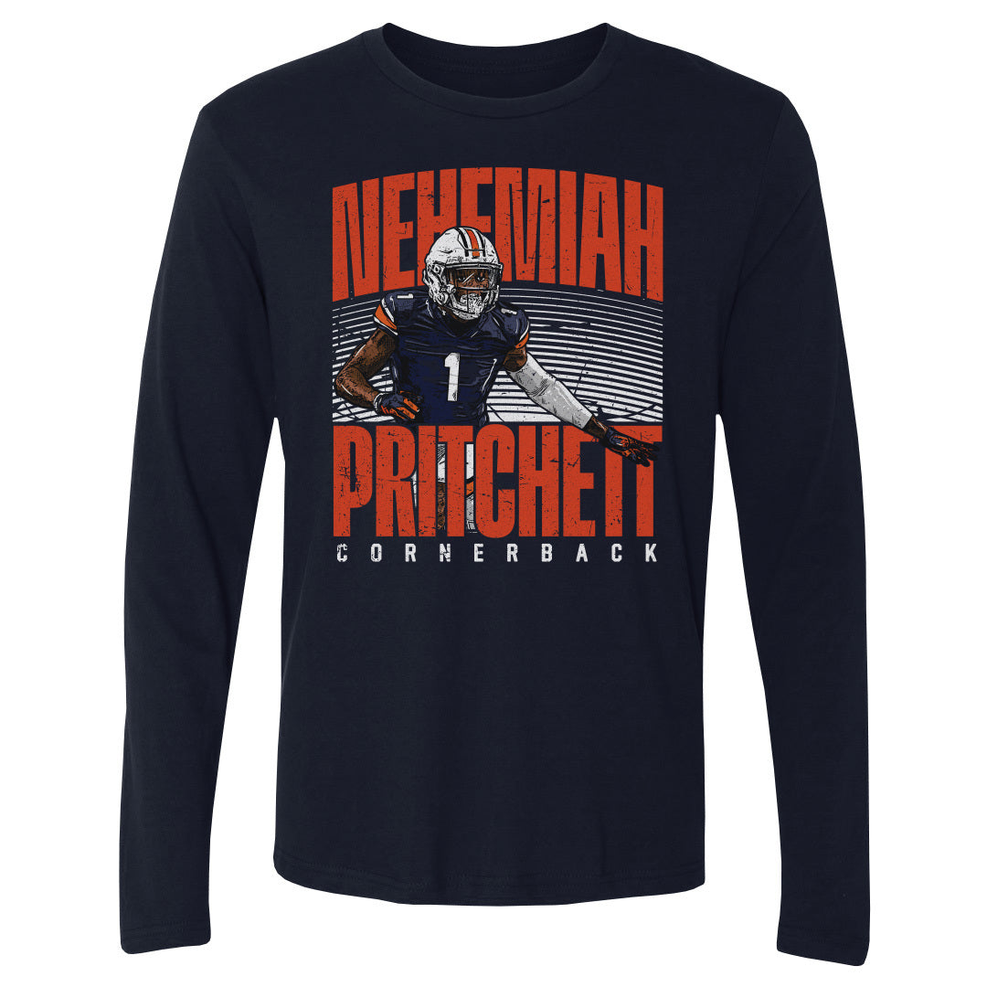 Nehemiah Pritchett Men&#39;s Long Sleeve T-Shirt | 500 LEVEL