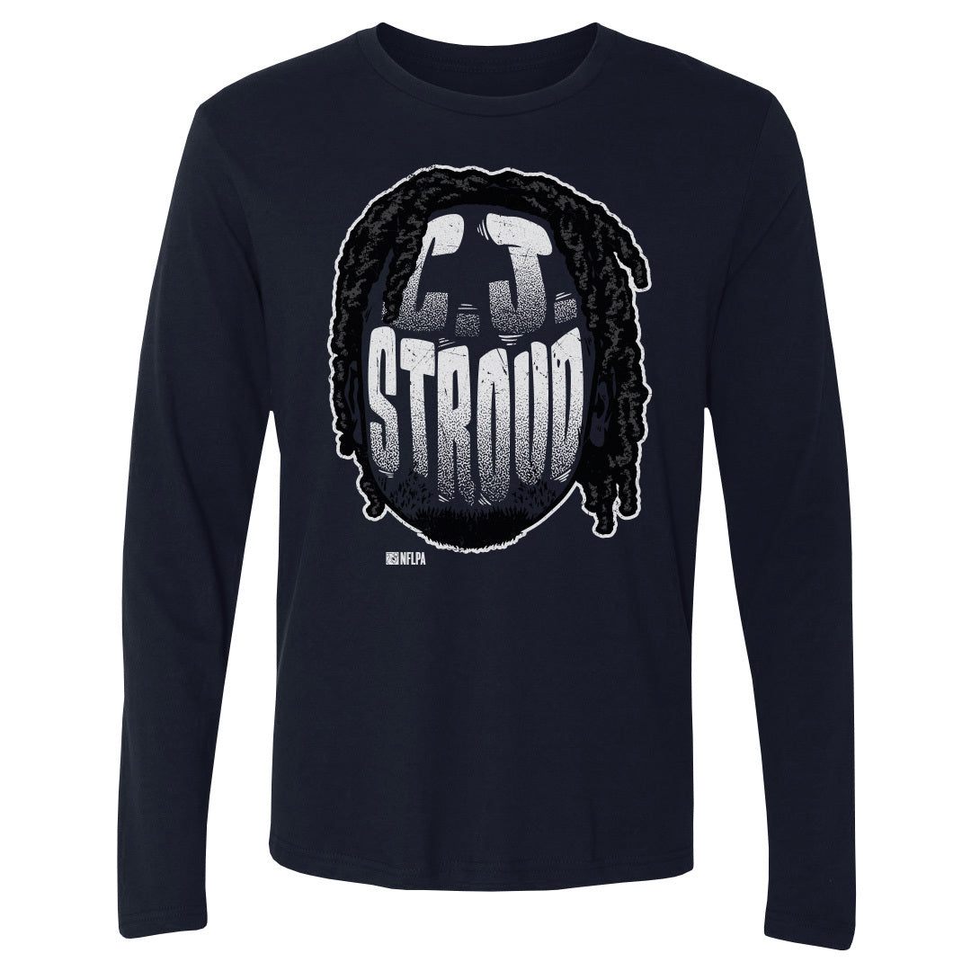 C.J. Stroud Men&#39;s Long Sleeve T-Shirt | 500 LEVEL