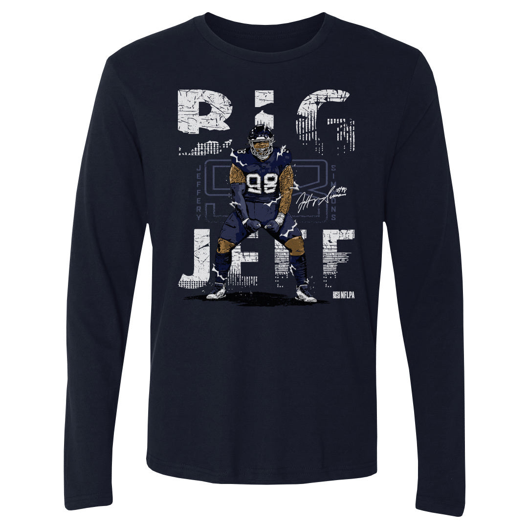 Jeffery Simmons Men&#39;s Long Sleeve T-Shirt | 500 LEVEL