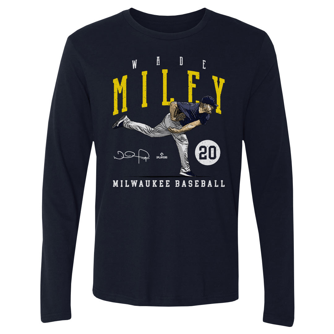 Wade Miley Men&#39;s Long Sleeve T-Shirt | 500 LEVEL