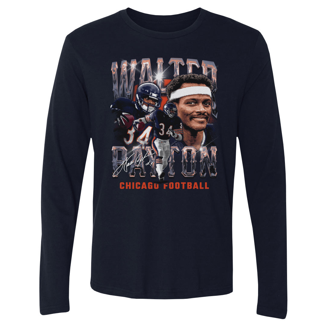 Walter Payton Men&#39;s Long Sleeve T-Shirt | 500 LEVEL