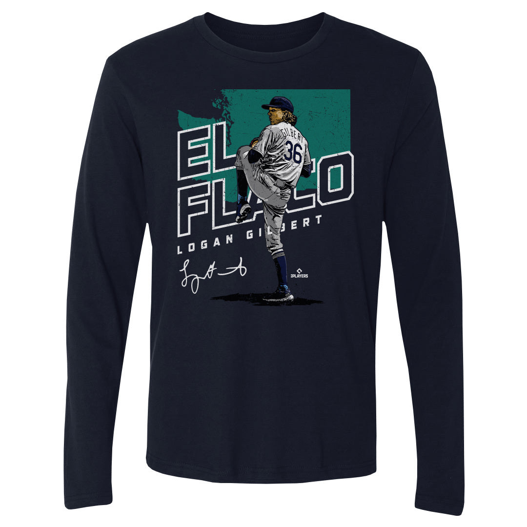 Logan Gilbert Men&#39;s Long Sleeve T-Shirt | 500 LEVEL