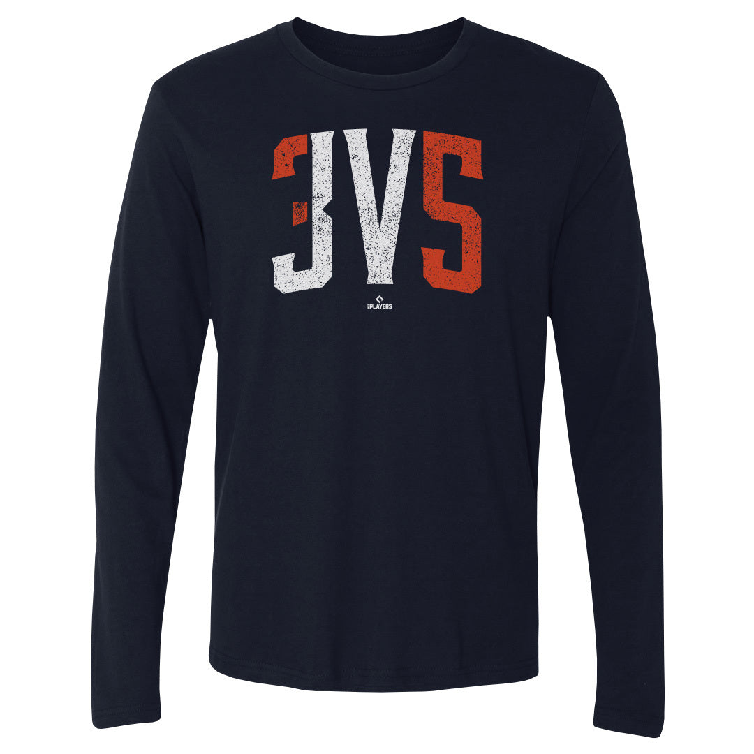 Justin Verlander Men&#39;s Long Sleeve T-Shirt | 500 LEVEL