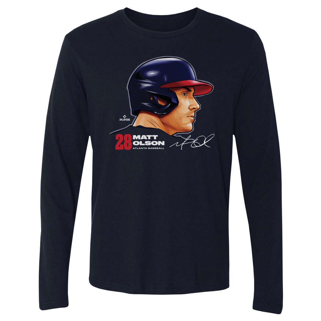 Matt Olson Men&#39;s Long Sleeve T-Shirt | 500 LEVEL