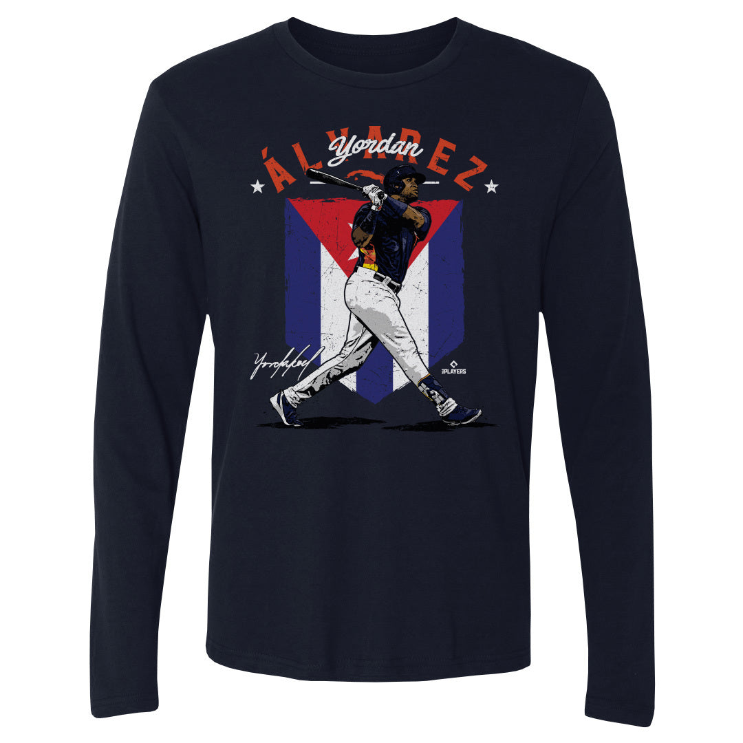 Yordan Alvarez Men&#39;s Long Sleeve T-Shirt | 500 LEVEL