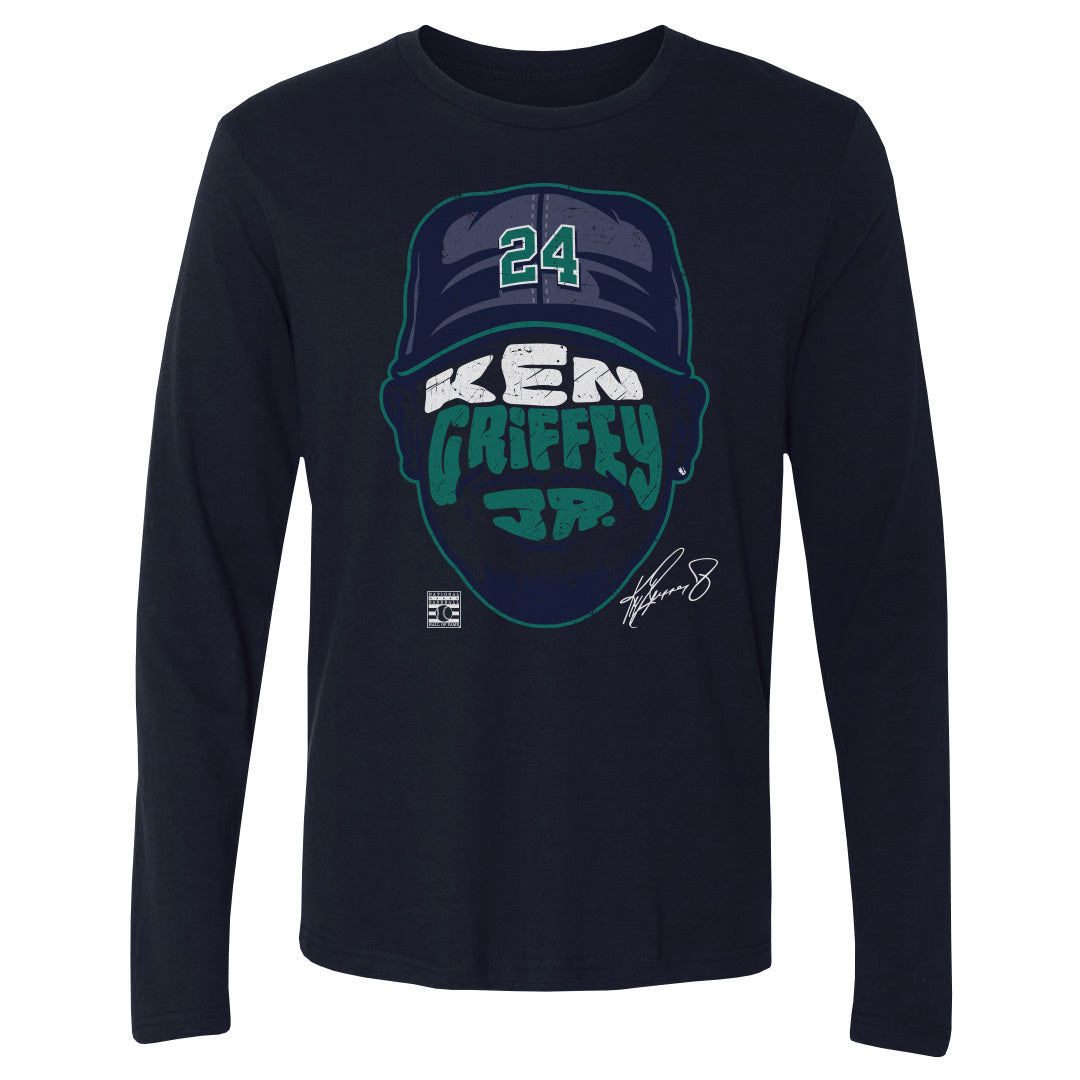 Ken Griffey Jr. Men&#39;s Long Sleeve T-Shirt | 500 LEVEL