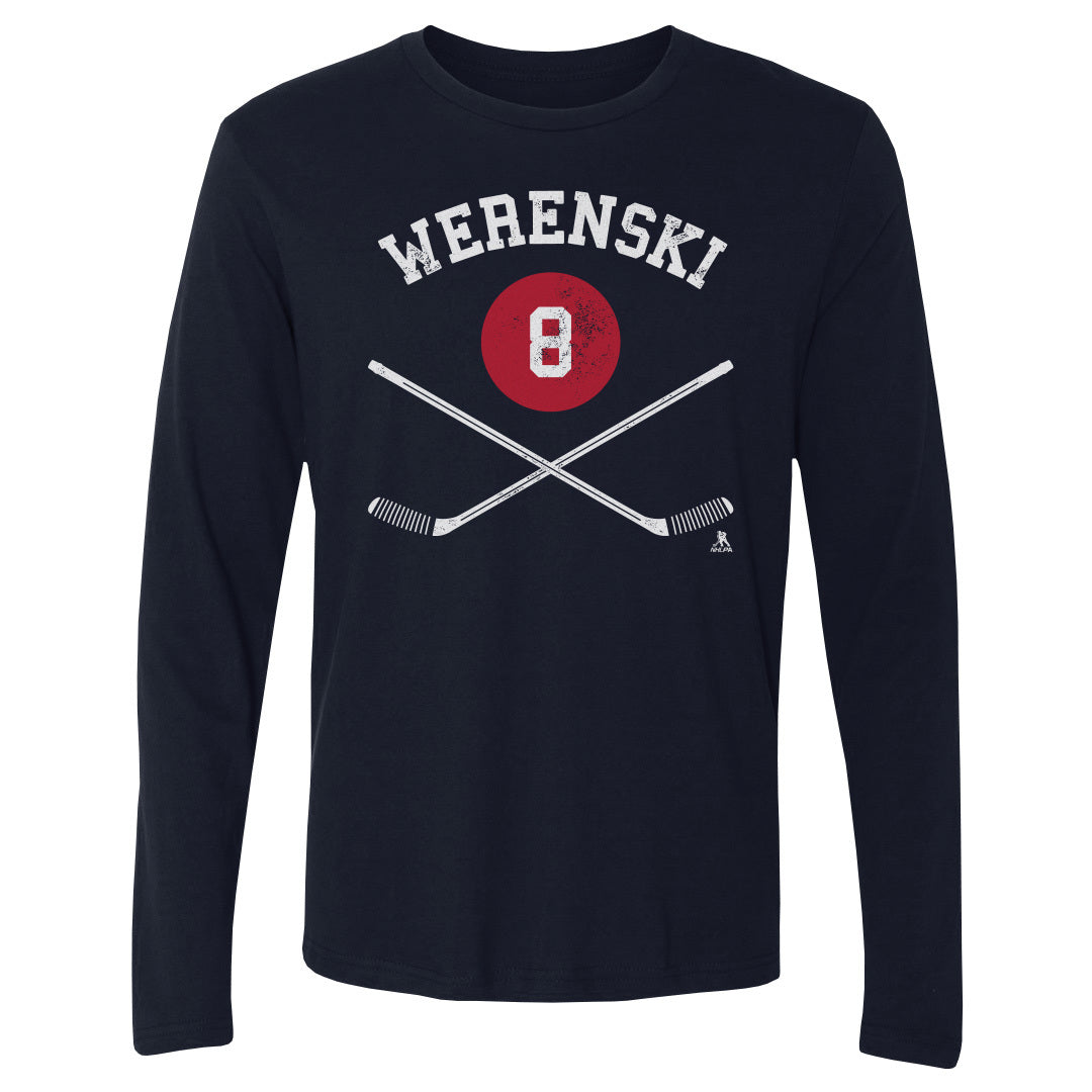 Zach Werenski Men&#39;s Long Sleeve T-Shirt | 500 LEVEL