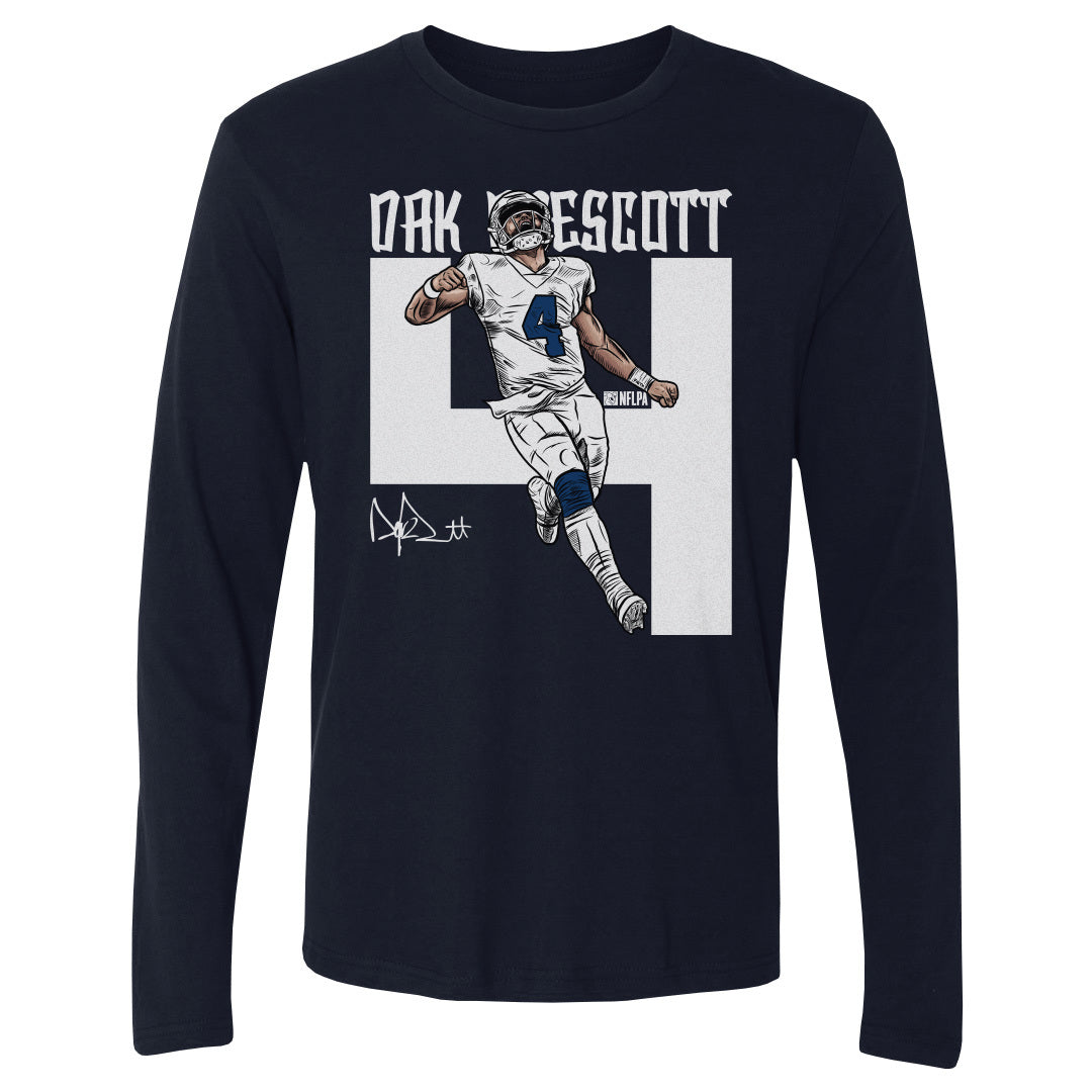 Dak Prescott Men&#39;s Long Sleeve T-Shirt | 500 LEVEL