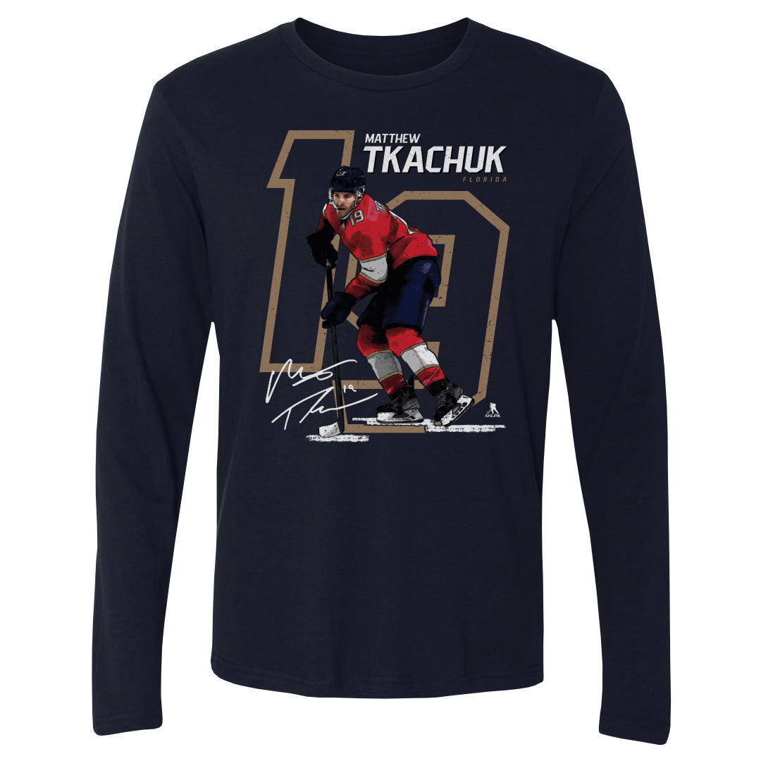 Matthew Tkachuk Men&#39;s Long Sleeve T-Shirt | 500 LEVEL