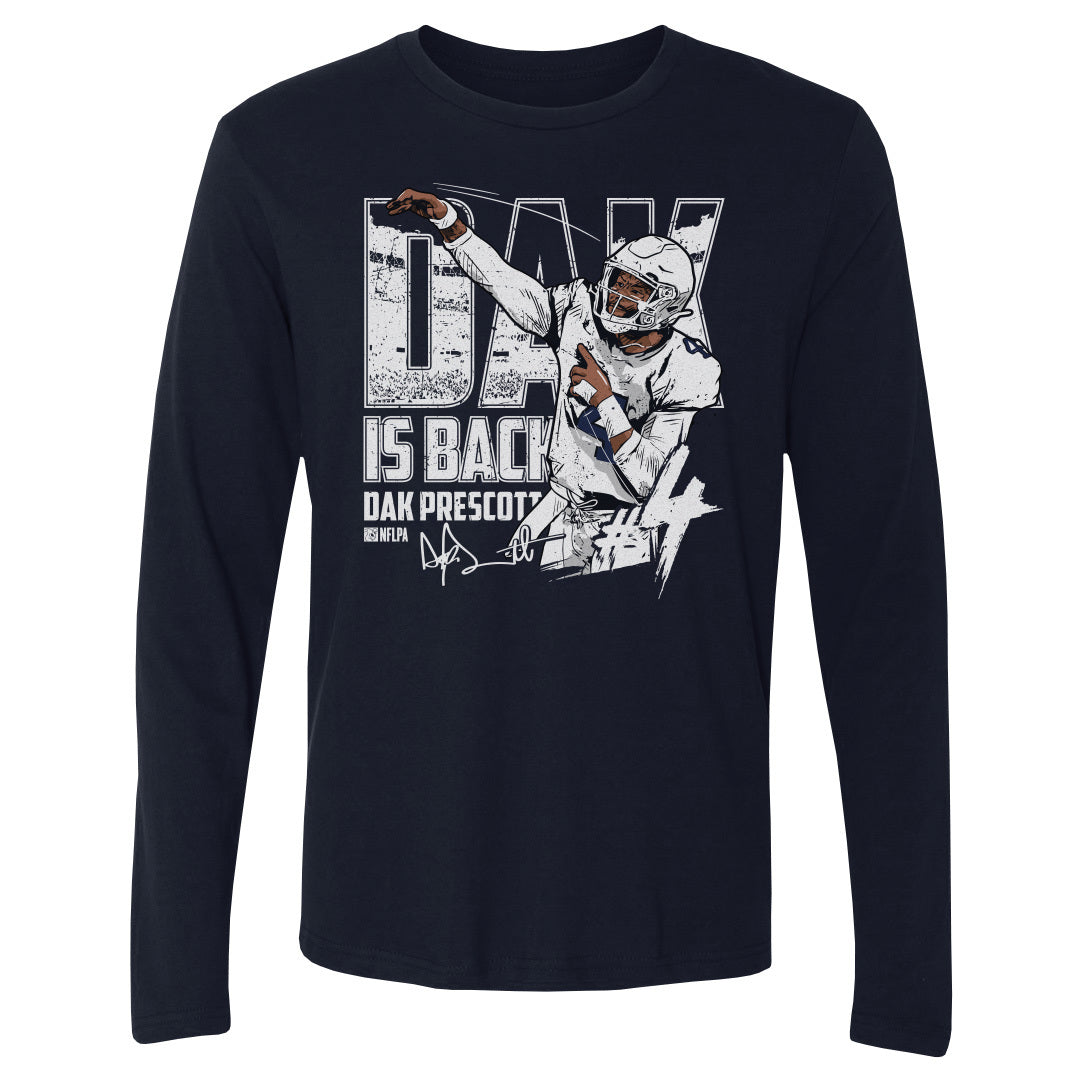 Dak Prescott Men&#39;s Long Sleeve T-Shirt | 500 LEVEL