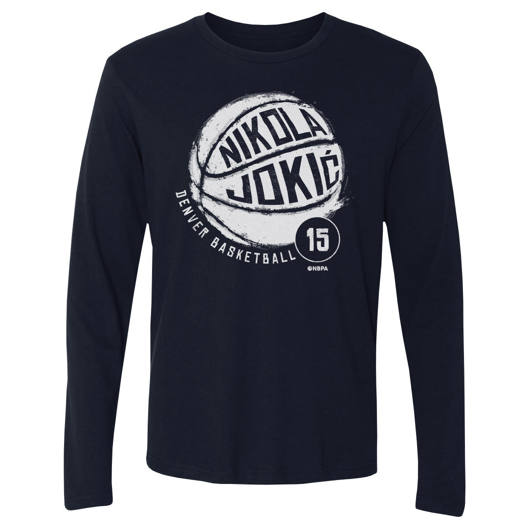 Nikola Jokic Men&#39;s Long Sleeve T-Shirt | 500 LEVEL