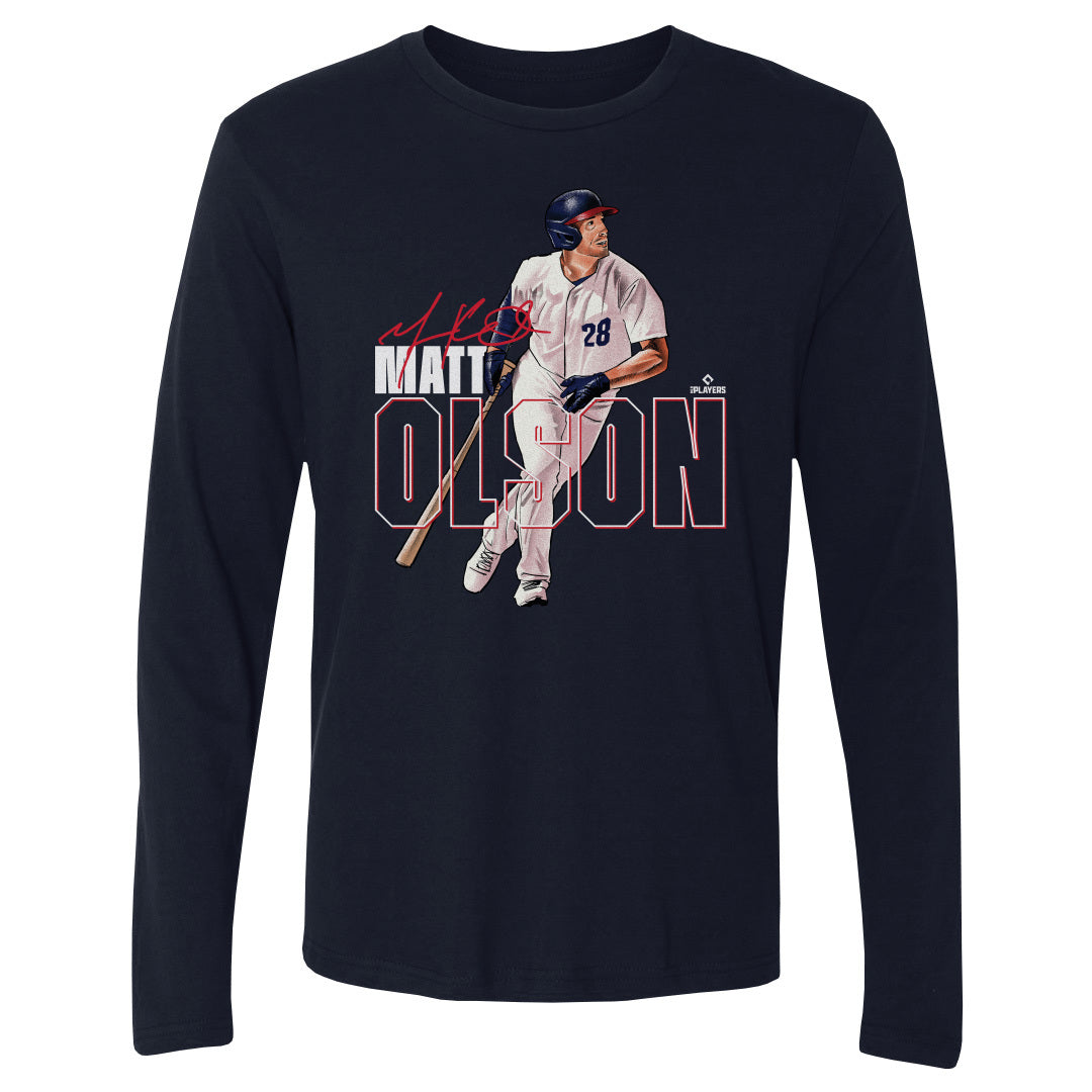 Matt Olson Men&#39;s Long Sleeve T-Shirt | 500 LEVEL