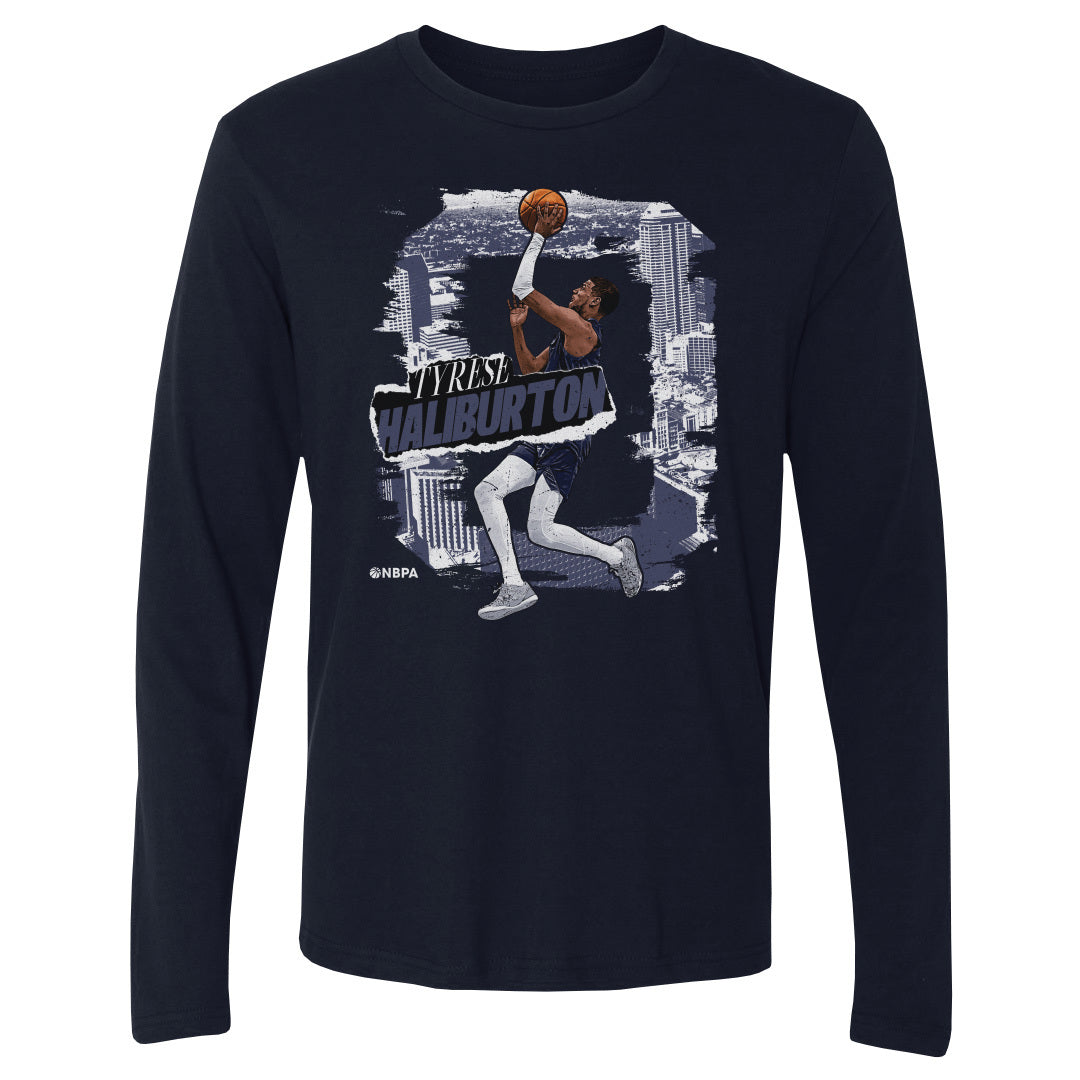 Tyrese Haliburton Men&#39;s Long Sleeve T-Shirt | 500 LEVEL