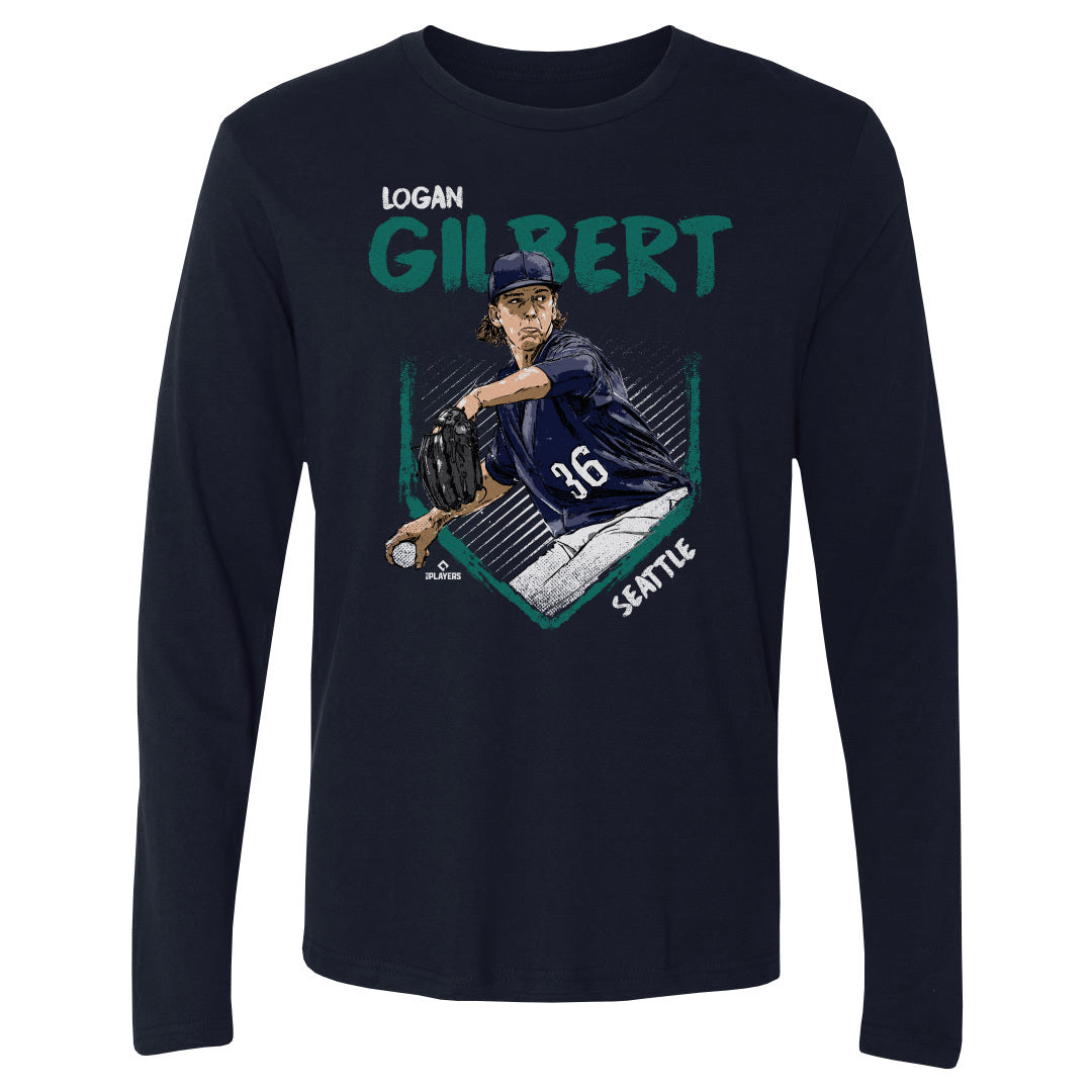 Logan Gilbert Men&#39;s Long Sleeve T-Shirt | 500 LEVEL