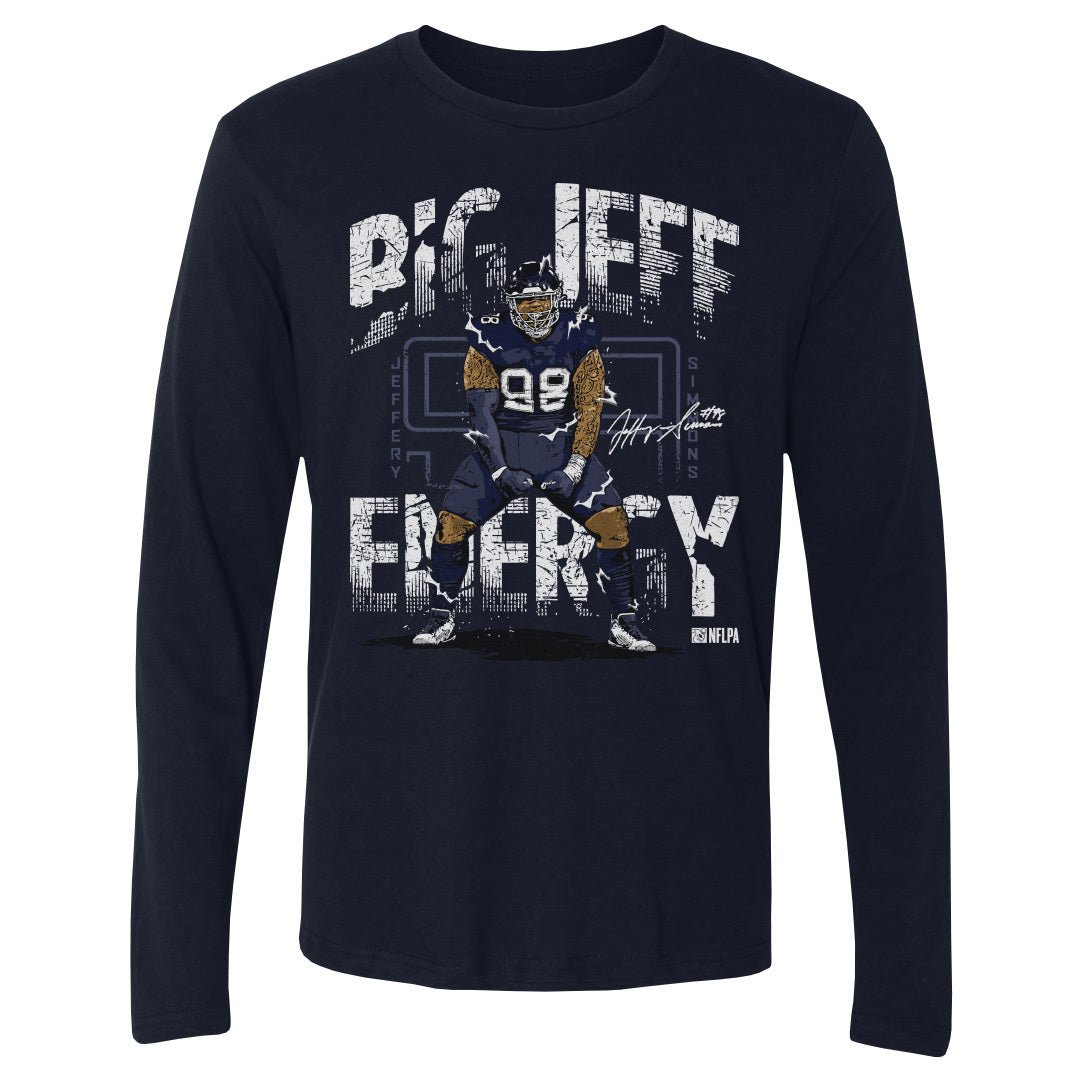 Jeffery Simmons Men&#39;s Long Sleeve T-Shirt | 500 LEVEL