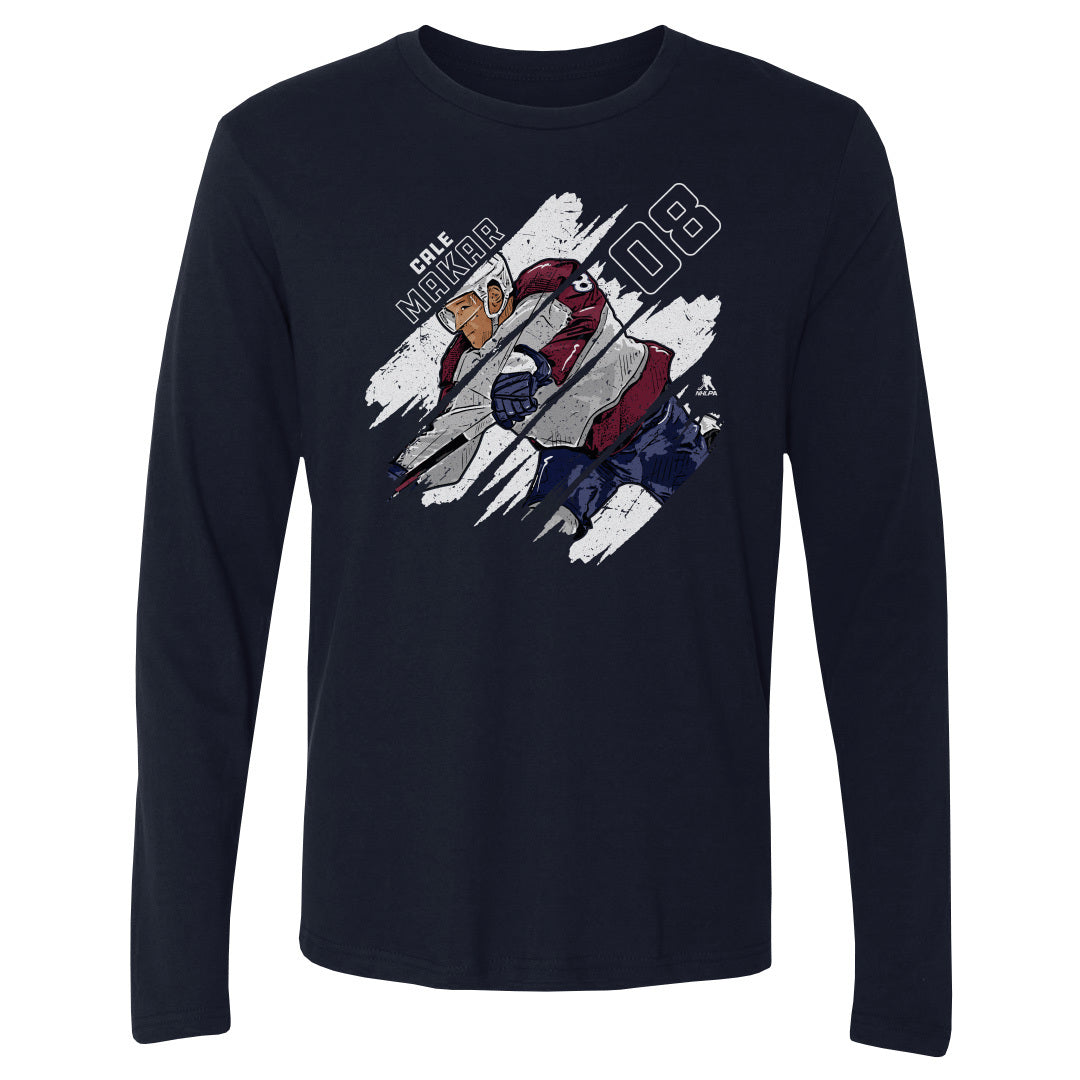 Cale Makar Men&#39;s Long Sleeve T-Shirt | 500 LEVEL