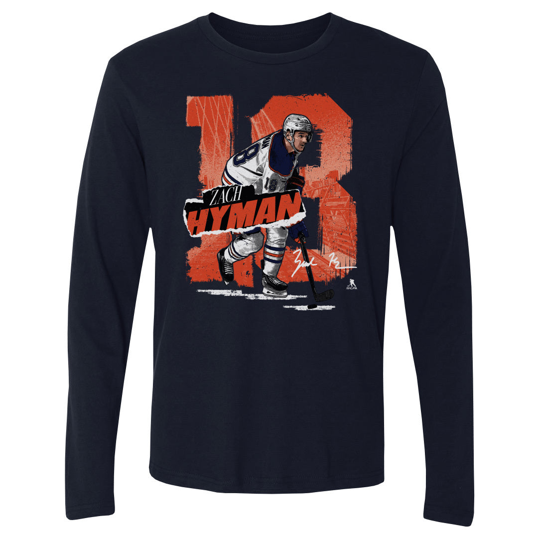 Zach Hyman Men&#39;s Long Sleeve T-Shirt | 500 LEVEL