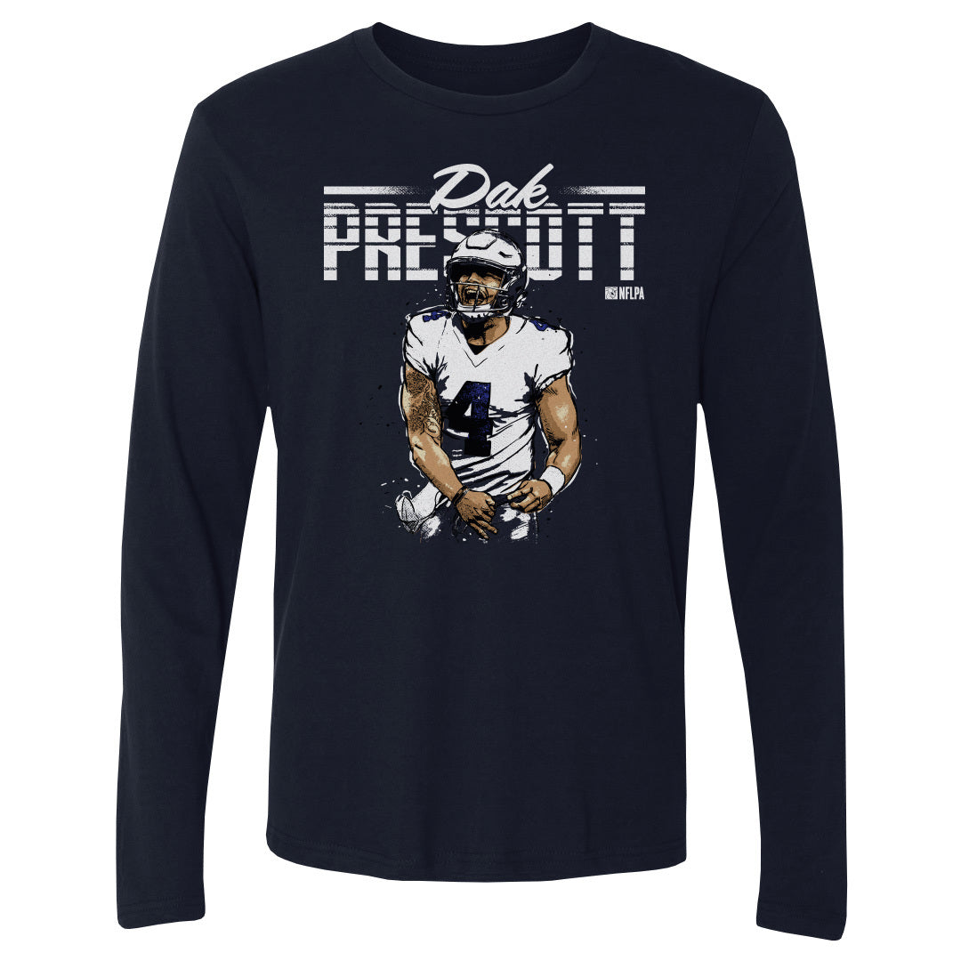 Dak Prescott Men&#39;s Long Sleeve T-Shirt | 500 LEVEL