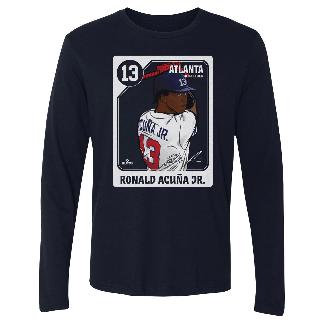 Ronald Acuna Jr. Men&#39;s Long Sleeve T-Shirt | 500 LEVEL