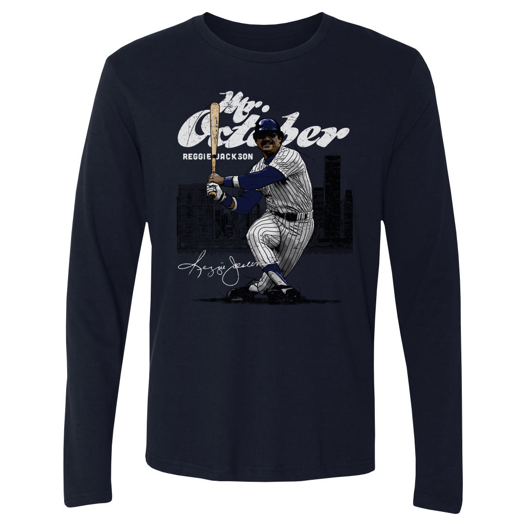 Reggie Jackson Men&#39;s Long Sleeve T-Shirt | 500 LEVEL