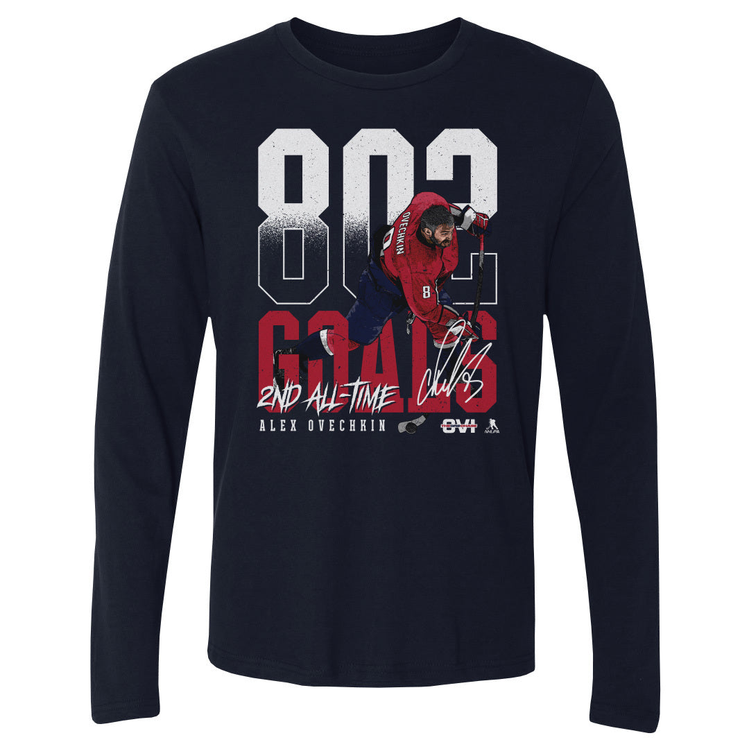 Alex Ovechkin Men&#39;s Long Sleeve T-Shirt | 500 LEVEL