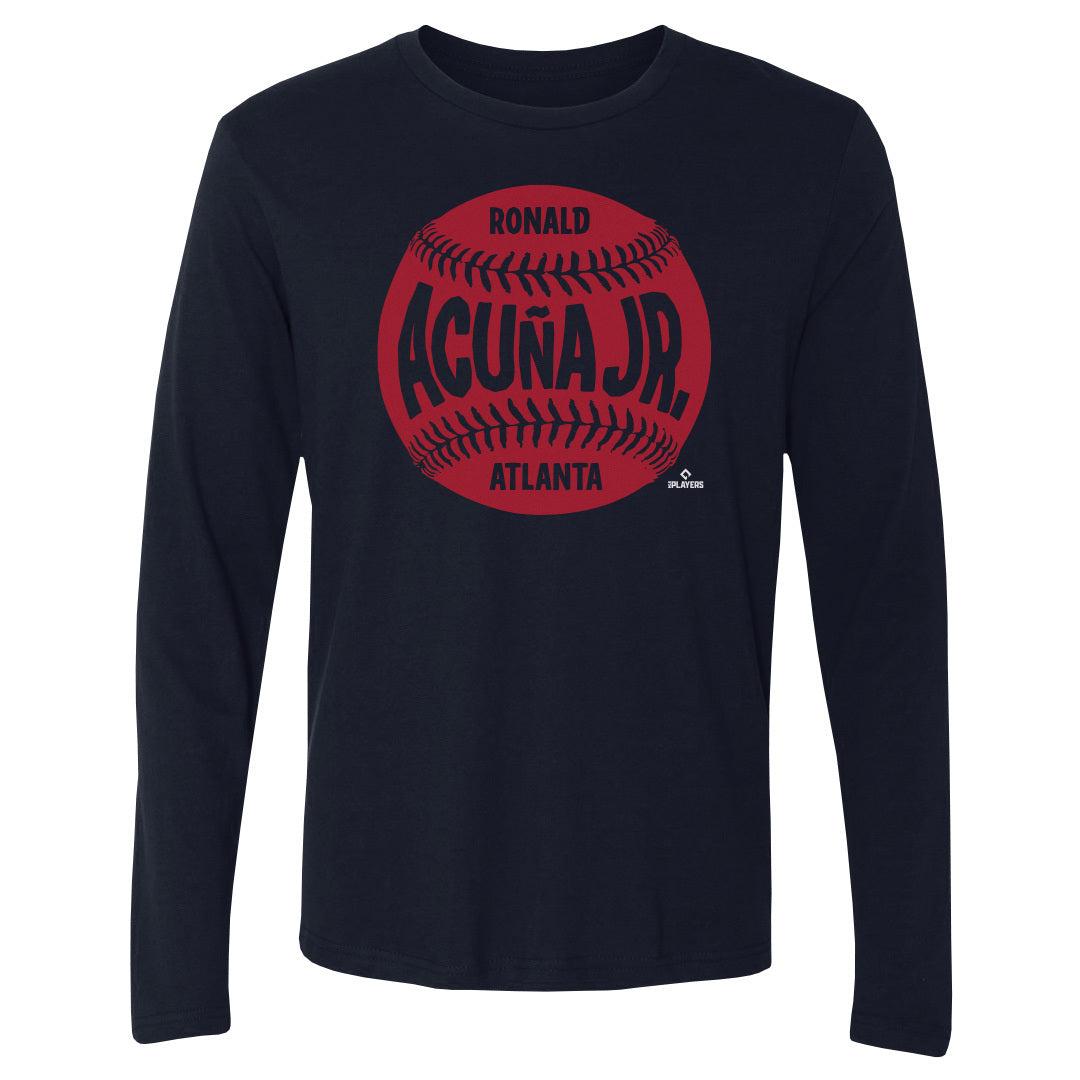 Ronald Acuna Jr. Men&#39;s Long Sleeve T-Shirt | 500 LEVEL