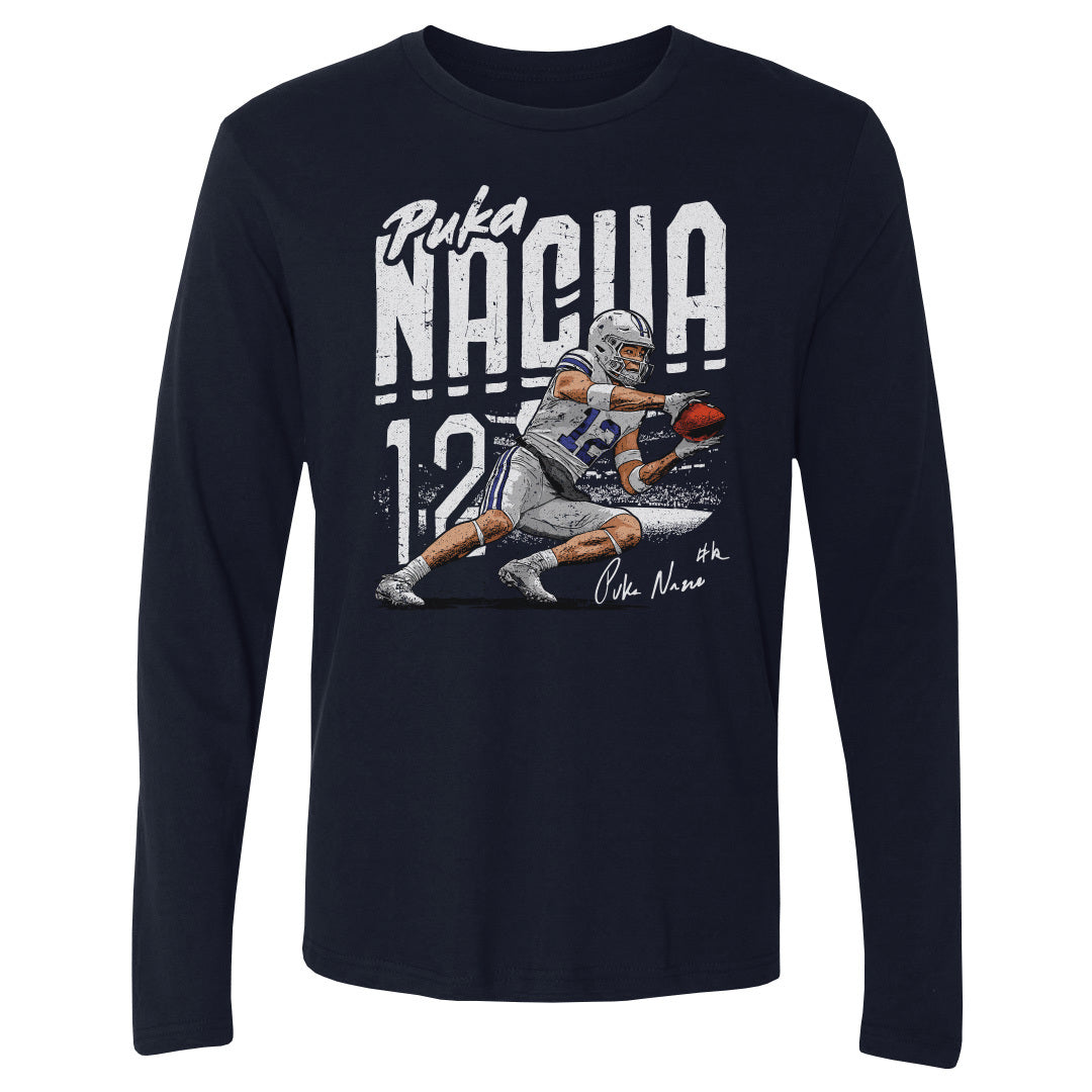 Puka Nacua Men&#39;s Long Sleeve T-Shirt | 500 LEVEL