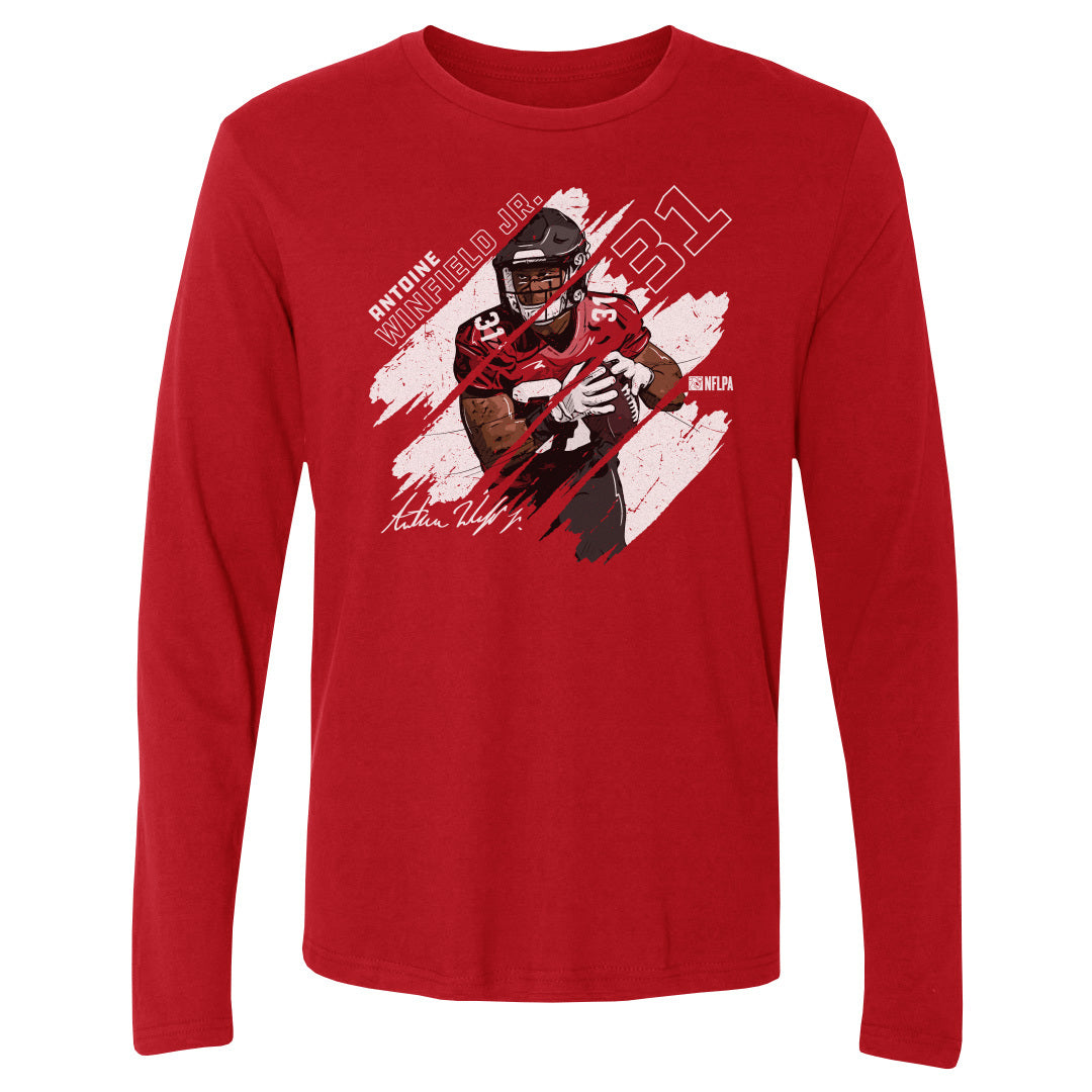 Antoine Winfield Jr. Men&#39;s Long Sleeve T-Shirt | 500 LEVEL