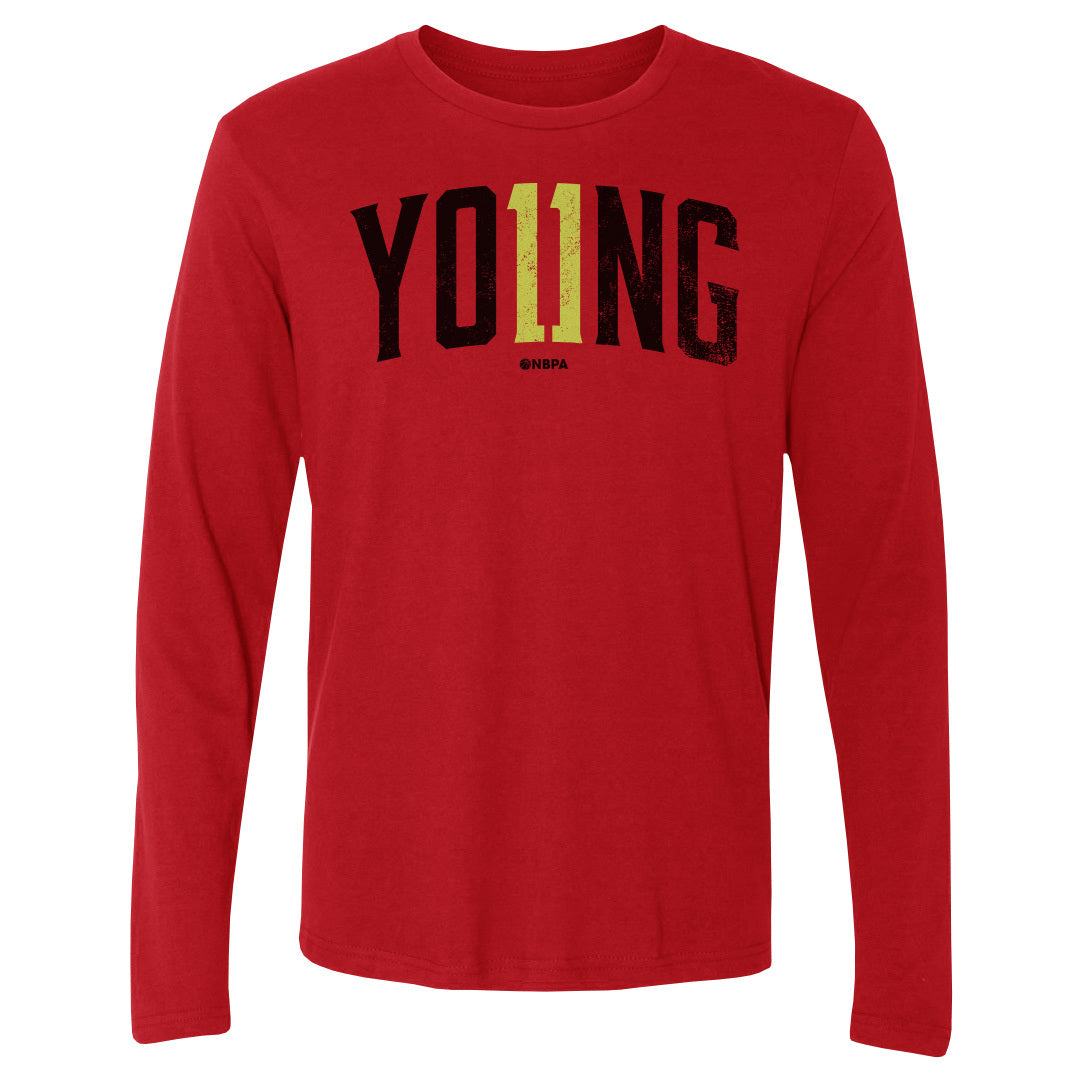 Trae Young Men&#39;s Long Sleeve T-Shirt | 500 LEVEL