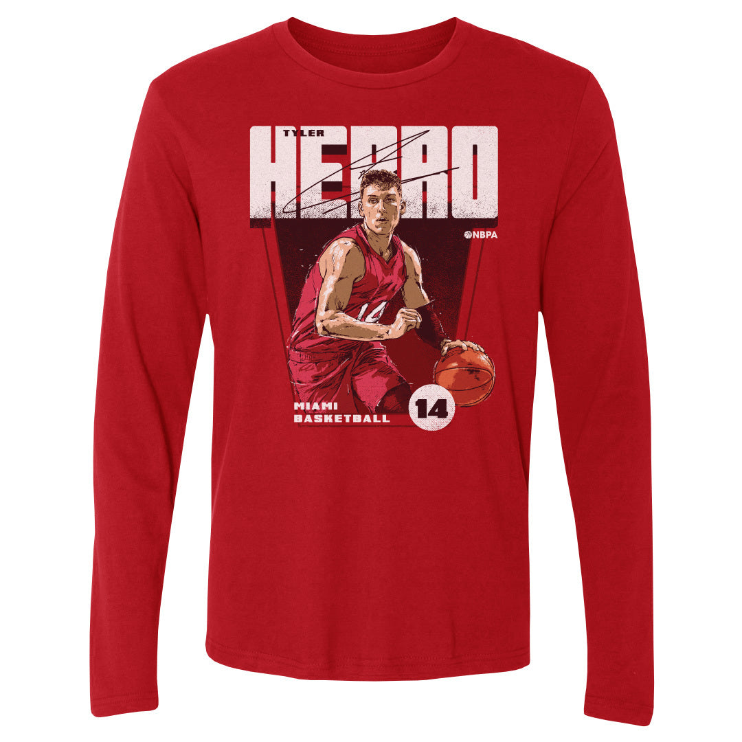 Tyler Herro Men&#39;s Long Sleeve T-Shirt | 500 LEVEL