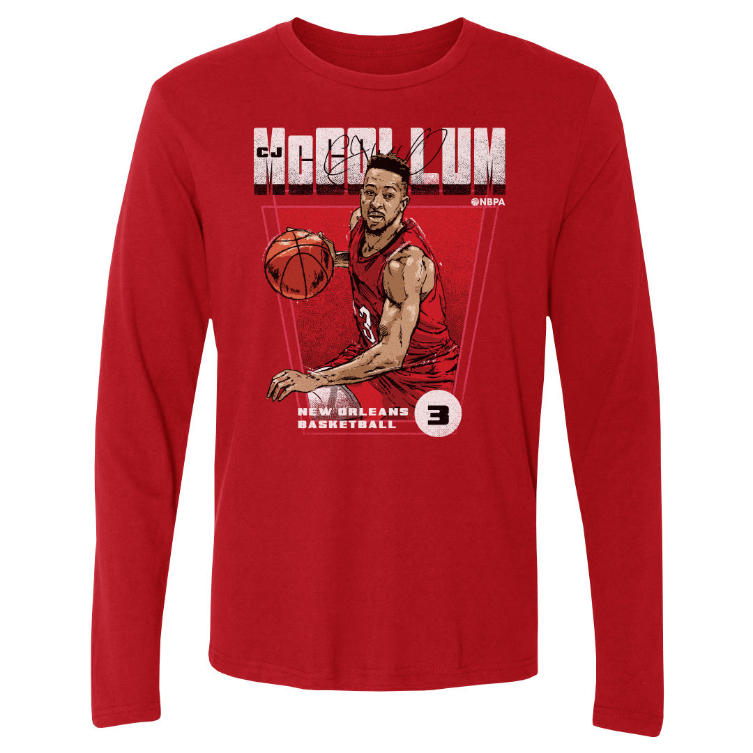 CJ McCollum Men&#39;s Long Sleeve T-Shirt | 500 LEVEL