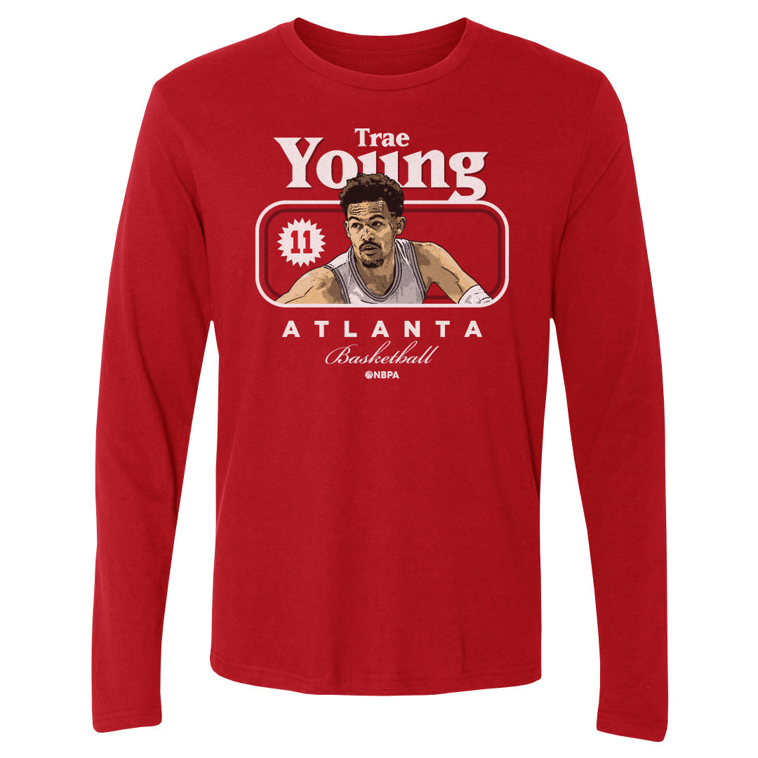 Trae Young Men&#39;s Long Sleeve T-Shirt | 500 LEVEL