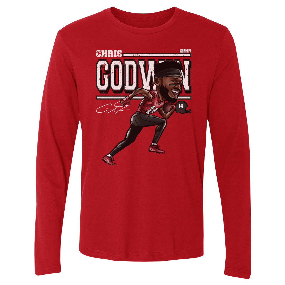 Chris Godwin Men&#39;s Long Sleeve T-Shirt | 500 LEVEL