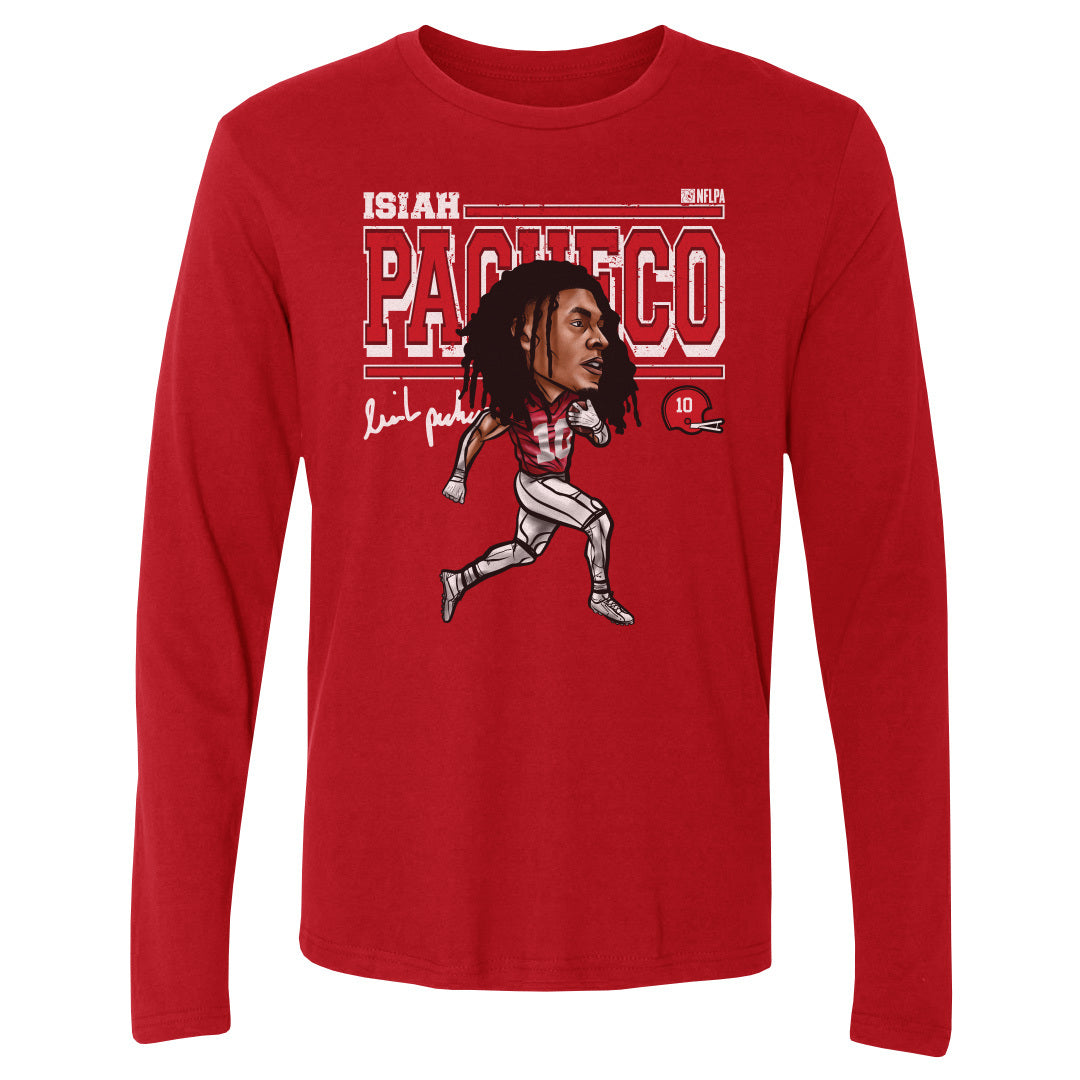 Isiah Pacheco Men&#39;s Long Sleeve T-Shirt | 500 LEVEL