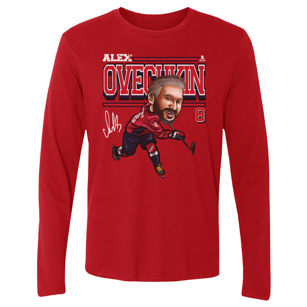 Alex Ovechkin Men&#39;s Long Sleeve T-Shirt | 500 LEVEL