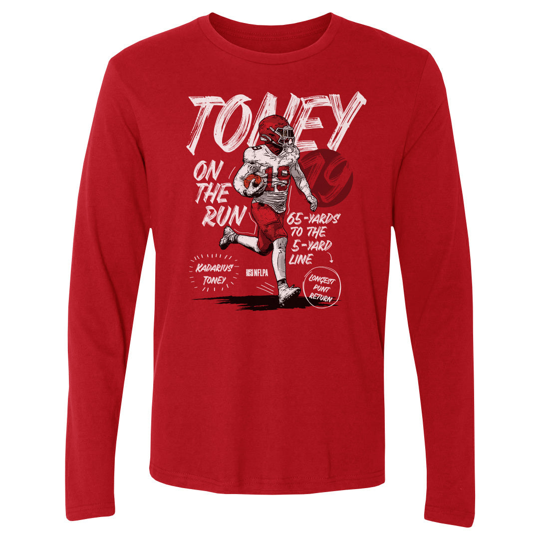 Kadarius Toney Men&#39;s Long Sleeve T-Shirt | 500 LEVEL