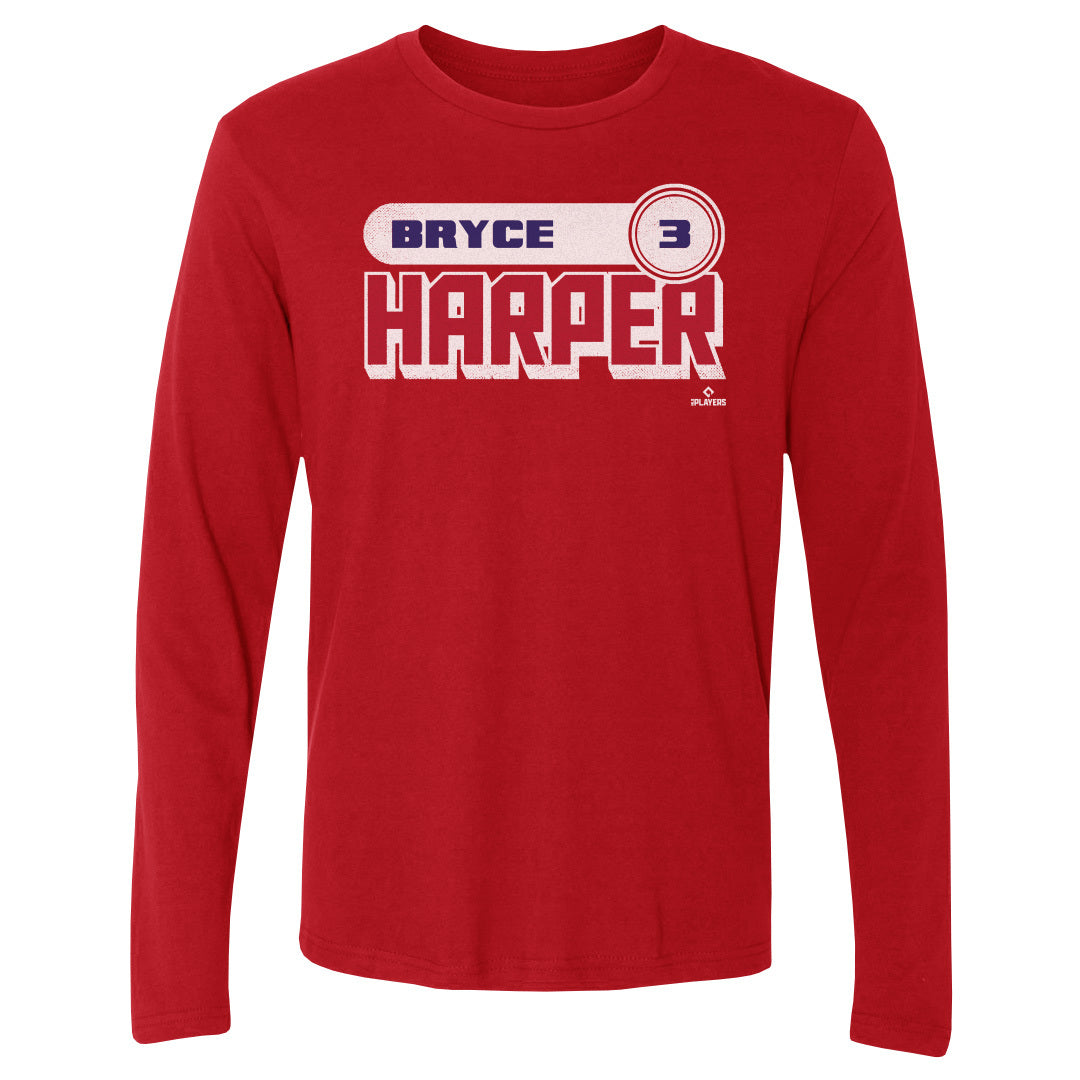 Bryce Harper Men&#39;s Long Sleeve T-Shirt | 500 LEVEL