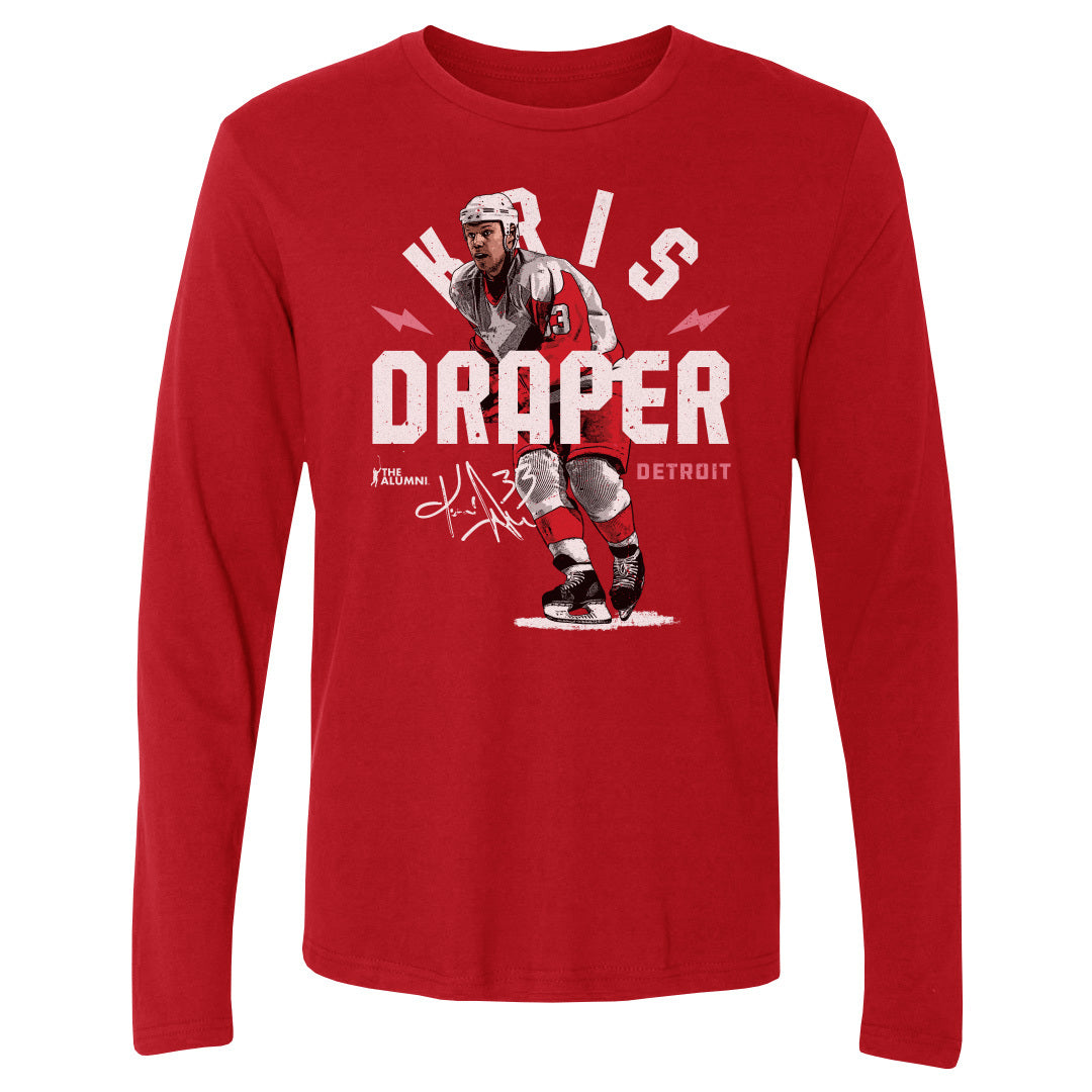 Kris Draper Men&#39;s Long Sleeve T-Shirt | 500 LEVEL