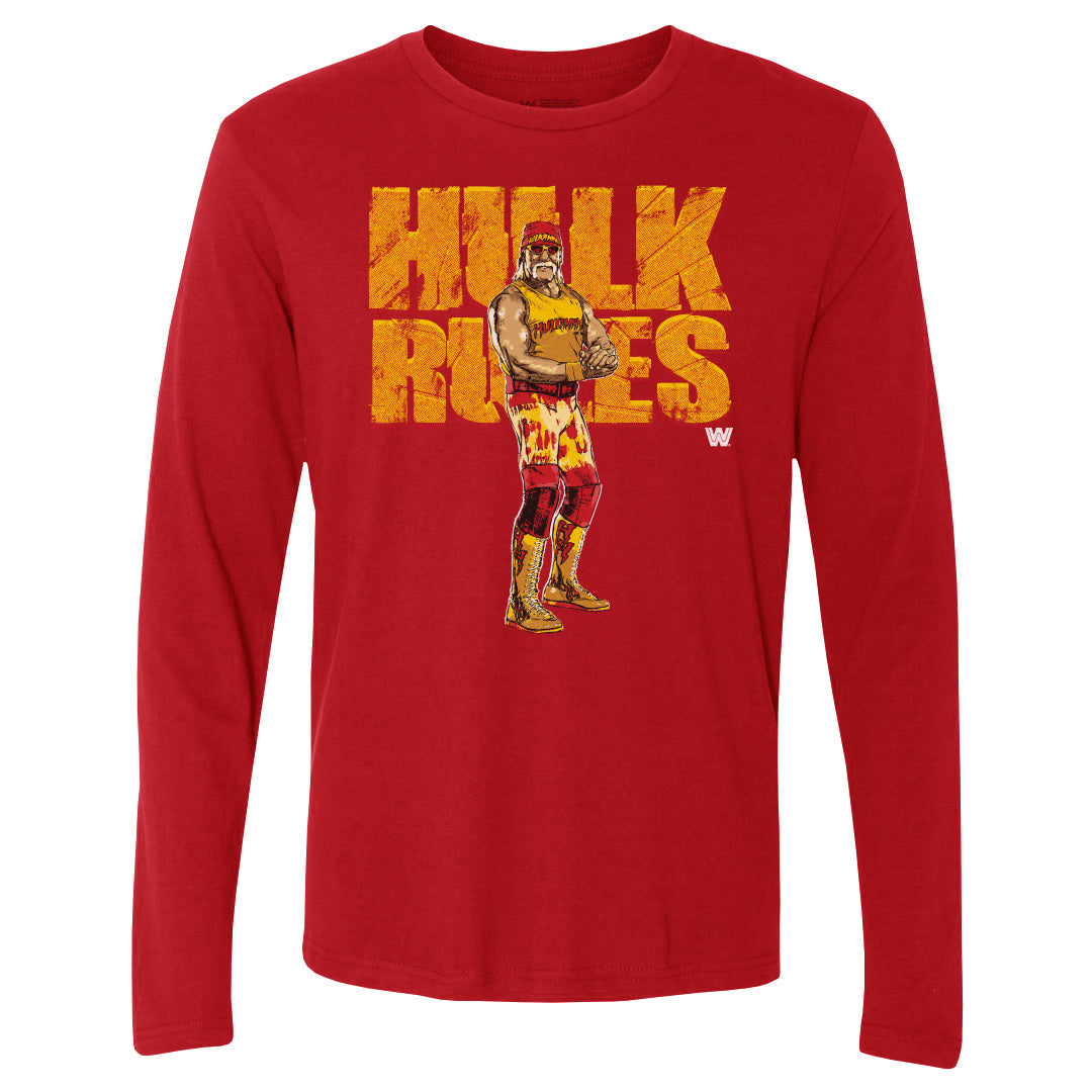 Hulk Hogan Men&#39;s Long Sleeve T-Shirt | 500 LEVEL