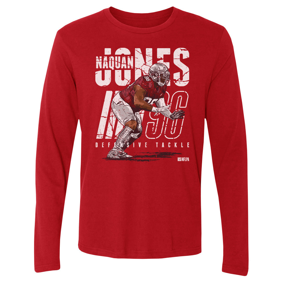 Naquan Jones Men&#39;s Long Sleeve T-Shirt | 500 LEVEL