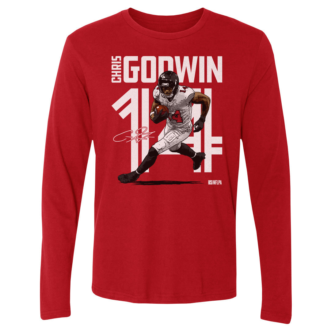 Chris Godwin Men's Long Sleeve T-Shirt 3601, Tampa Bay Football Men's Long  Sleeve T-Shirt