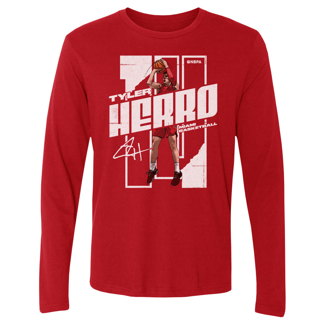 Tyler Herro Men&#39;s Long Sleeve T-Shirt | 500 LEVEL