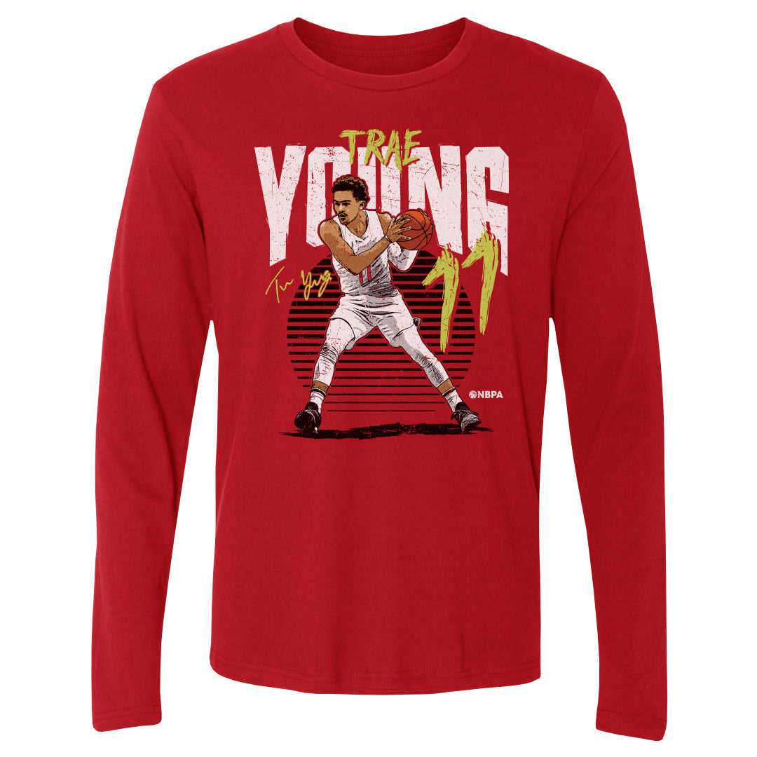 Trae Young Men&#39;s Long Sleeve T-Shirt | 500 LEVEL