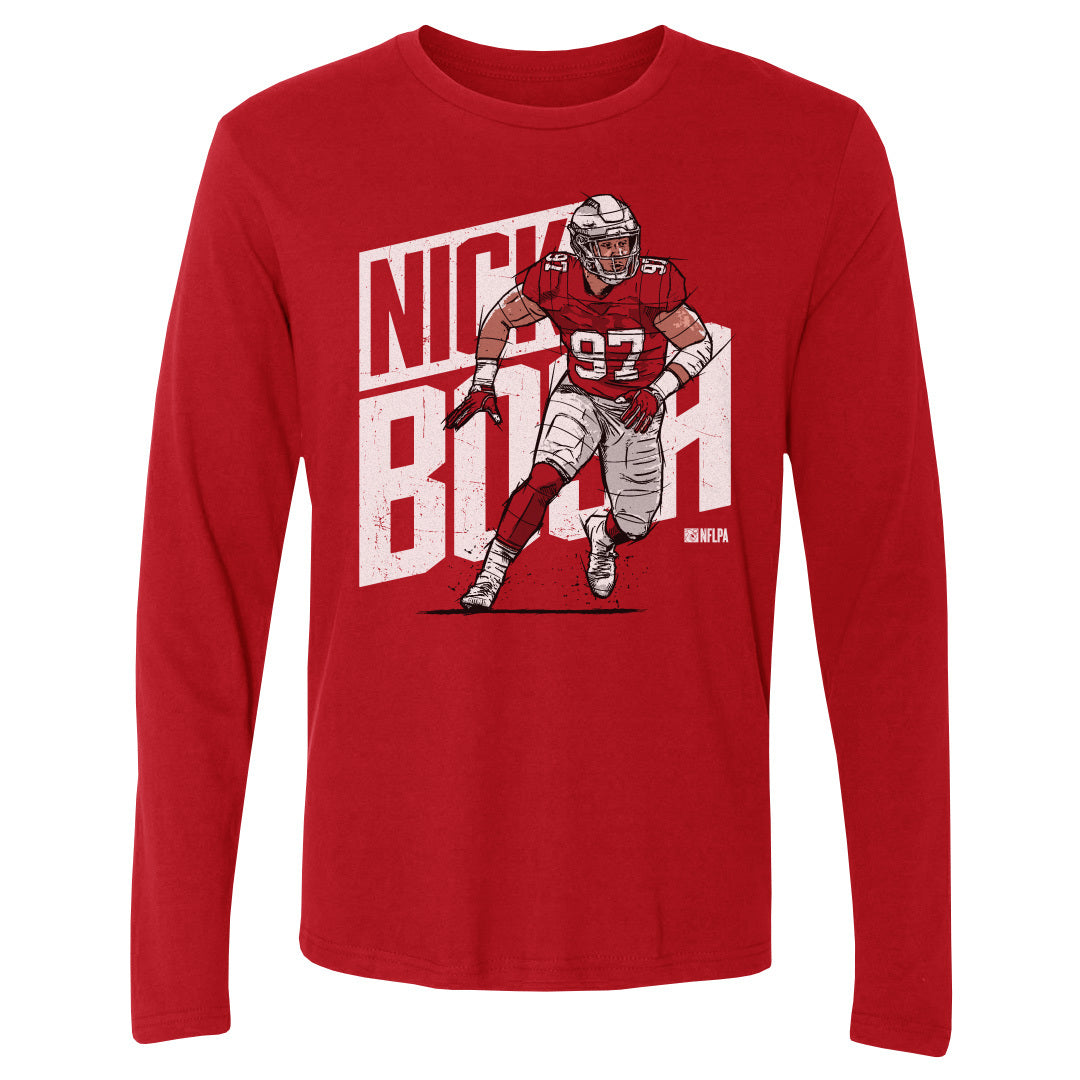 Nick Bosa Men&#39;s Long Sleeve T-Shirt | 500 LEVEL