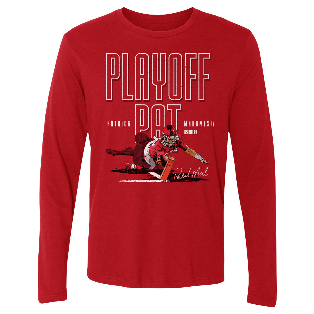 Patrick Mahomes Men&#39;s Long Sleeve T-Shirt | 500 LEVEL