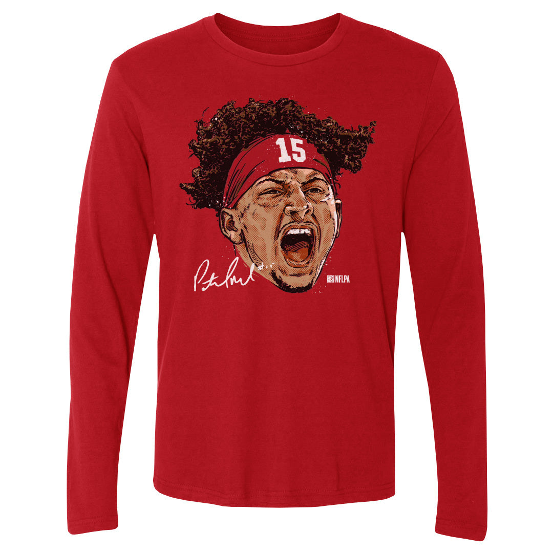 Patrick Mahomes Men&#39;s Long Sleeve T-Shirt | 500 LEVEL