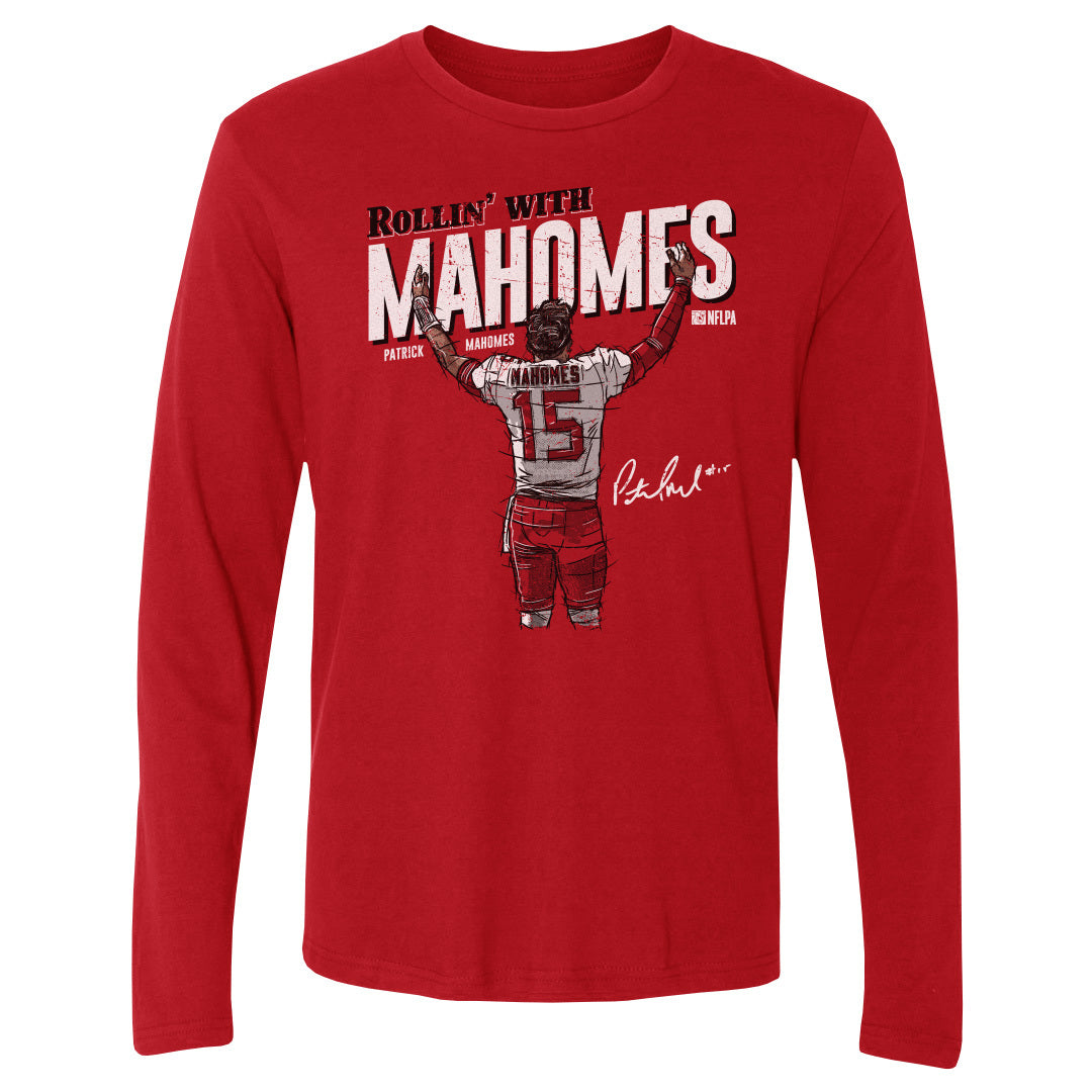 Patrick Mahomes Men&#39;s Long Sleeve T-Shirt | 500 LEVEL